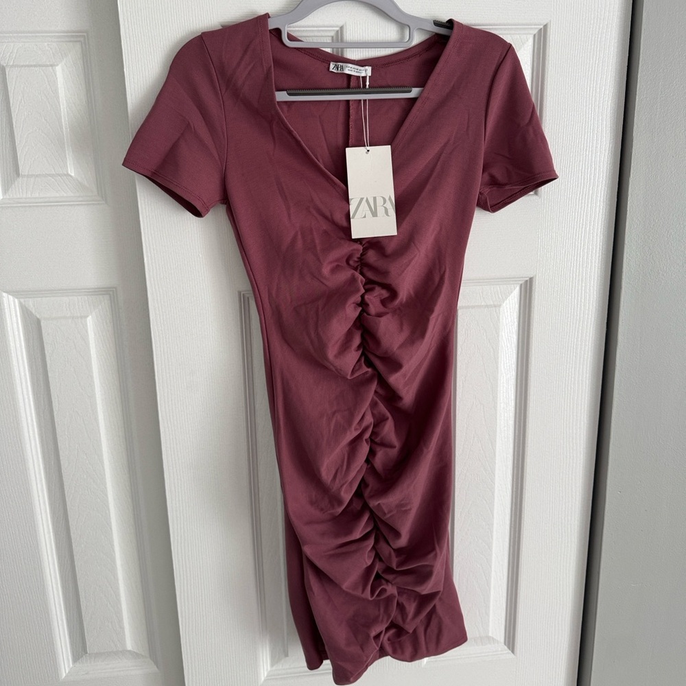 NWT Zara cinched dress